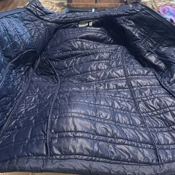 Athleta featherless whisper puffer jacket navy size XS - Picture 7 of 12